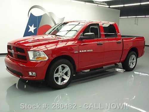 2012 dodge ram 1500 crew cab 5.7l hemi 6-pass 20&#039;s 13k  texas direct auto