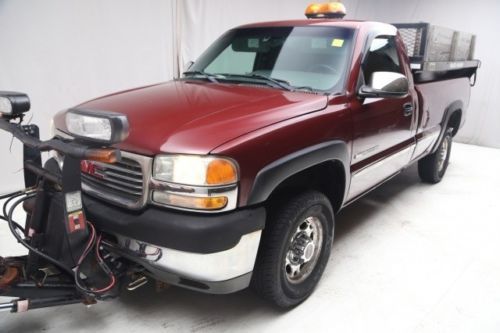 2002 gmc sierra 2500hd sle 4wd power maxi-dump the boss snow plow