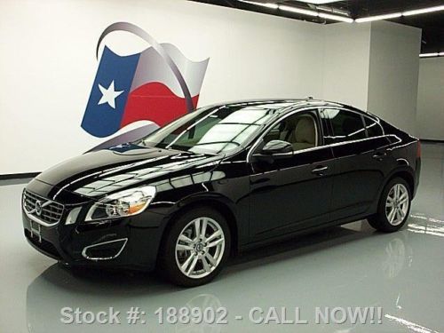 2013 volvo s60 t5 premier sedan auto sunroof leather 7k texas direct auto