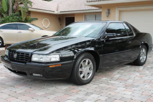 2000 cadillac eldorado etc-black on black-chrome wheels-bose-moonroof-fla-kept!