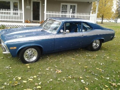 1970 nova ss pro street  468 street car hot rod muscle car classic  rust free