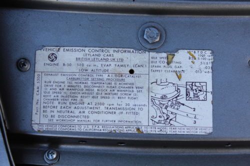 Roadster Mark III Convertible RWD Austin Carburetor Leather Phase IV Rubber, image 54