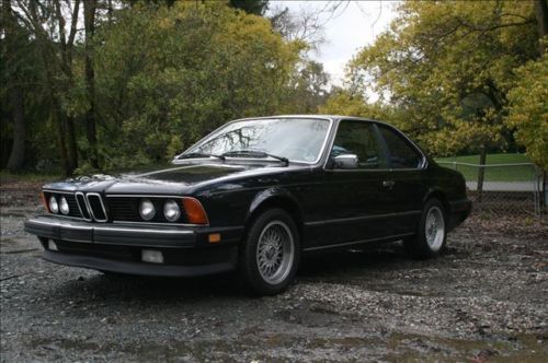 Bmw 1986 635csi 6 series manual