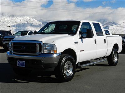 Crew cab xlt 4x4 powerstroke diesel auto shortbed tow truck auto