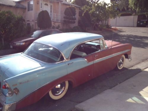 1956 chevy belair 4 door hardtop, image 3