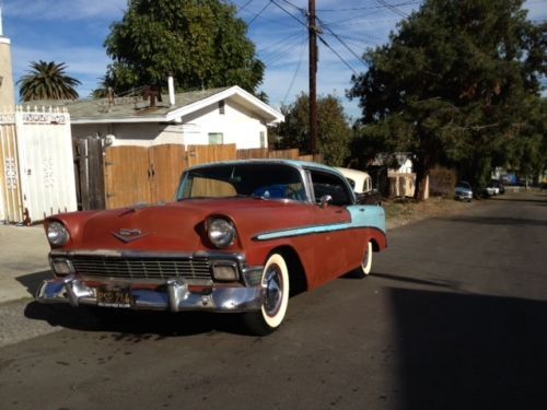 1956 chevy belair 4 door hardtop, image 4