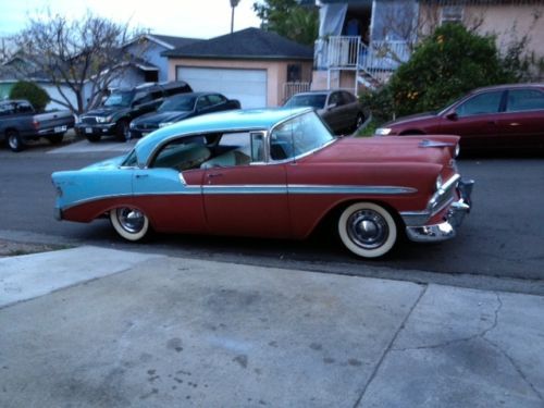 1956 chevy belair 4 door hardtop, image 5