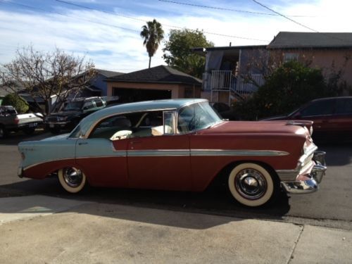 1956 chevy belair 4 door hardtop, image 6