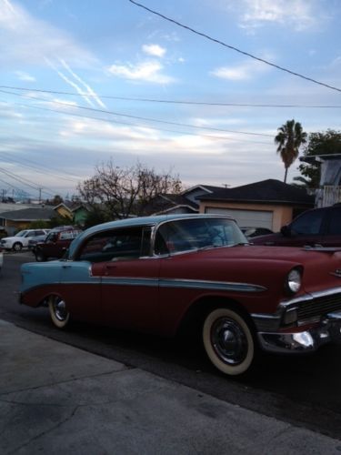 1956 chevy belair 4 door hardtop, image 8