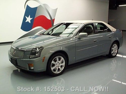 2007 cadillac cts sport auto canvas top sunroof nav 16k texas direct auto