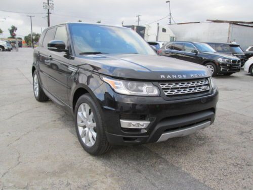 2014 range rover sport hse - v6 - black/black