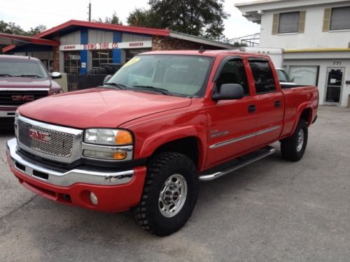 Duramax 2006 gmc sierra 2500hd crew cab w/leather heated seats and bose stereo
