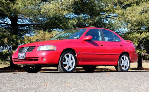 2006 se-r spec-v 6-speed manual code red with charcoal cloth nice car!
