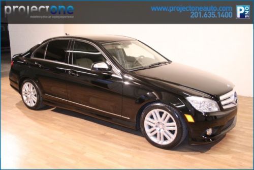 09 c300 4matic clean carfax black