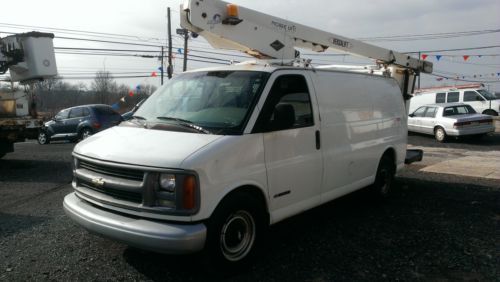 1998 chevy express 3500 bucket-cargo van