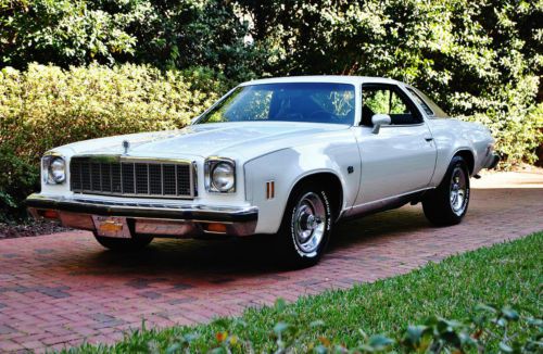 Simply ready with nig block 454 a/c 1975 chevrolet malibu bucket&#039;sonsole mint .