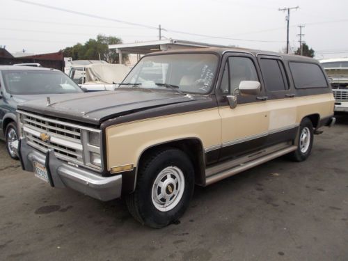 1987 chevy suburban, no reserve