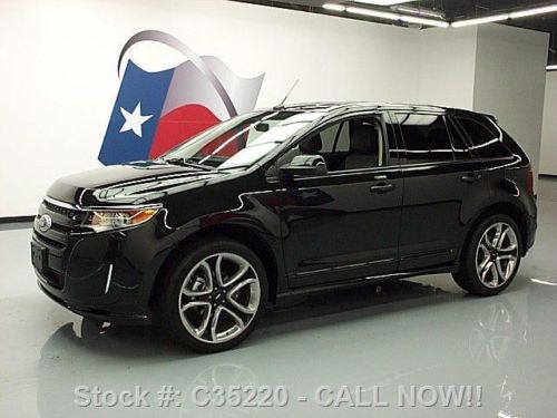 2013 ford edge sport htd leather nav rear cam 22&#039;s 25k texas direct auto