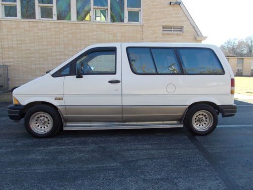 1992 aerostar awd short wheel base, running boards, after market wheels, nice