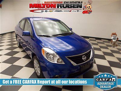 Sv 2012 nissan versa sedan 1.6 low miles 4 dr gasoline 1.6l dohc 16-valve i4 met