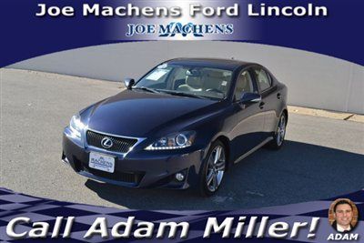 Lexus is 250 low miles 4 dr sedan gasoline 2.5l v6 sfi dohc 24v blue