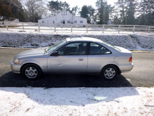 1998 honda civic 2dr coupe 5spd manual no reserve