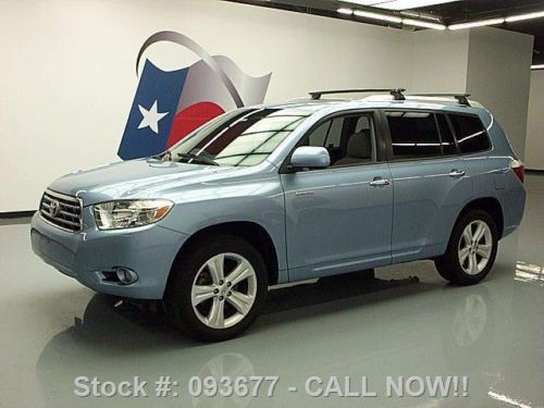 2009 toyota highlander ltd sunroof htd leather nav 59k! texas direct auto