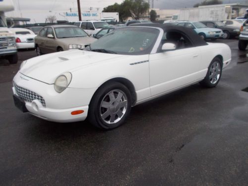 2002 ford thunderbird, no reserve