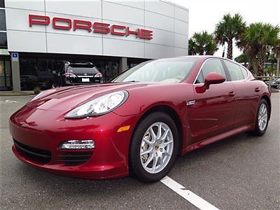 2010 porsche panamera s only 18k miles ruby red metallic cpo