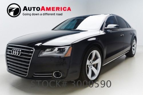 22k low miles 2011 audi a8 premium awd v8 nav leather sunroof sport pkg sunshade