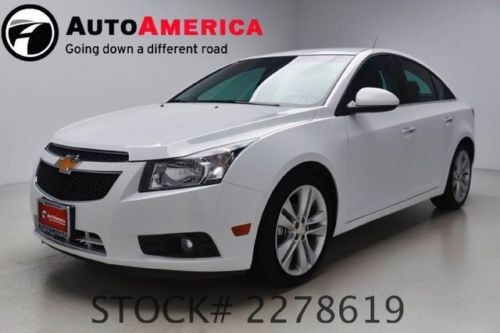 50k one 1 owner miles 2012 chevy cruze ltz heated leather pwr window park assist
