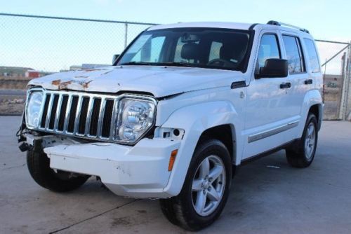 2012 jeep liberty limited 4wd damaged non repairable title runs! priced to sell!