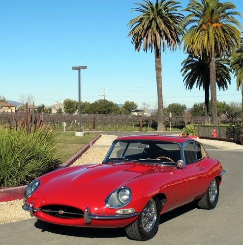 Factory carmen red fixed-head coupe beautiful calif car runs &amp; drives superb 67