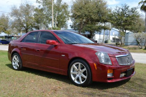 2005 cadillac cts-v 5.7l ls6 400hp 6 speed leather heated seats navigation xenon