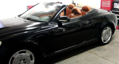 2002 lexus sc430 luxury sport convertible-excellent interior, sharp gloss black!