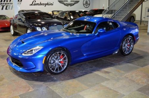 8.4l v10 viper gts blue 1-owner $126,340 msrp 6-speed