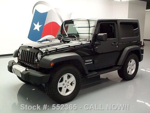 2011 jeep wrangler unltd sport hard top 4x4 auto 60k mi texas direct auto