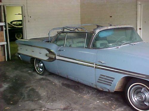 1958 pontiac bonneville convertible (highly optioned, 100% complete,  rust free)