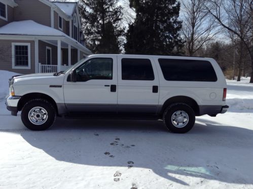 04 ford excursion xlt 4x4 diesel - virginia truck- no rust- highway miles