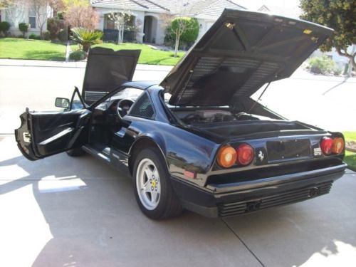 1986 328 gts ferrari black on black 3.2l v8