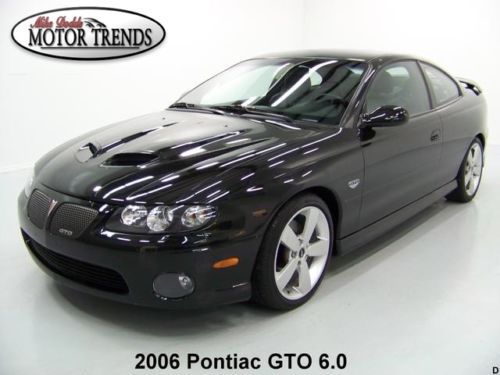2006 pontiac gto coupe 6.0 v8 400 hp blaupunkt sound spoiler dual exhaust 23k