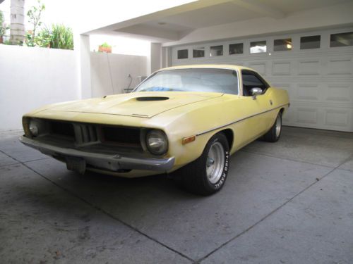 1973 plymouth barracuda  great body california car