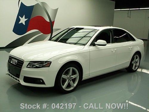 2011 audi a4 2.0t quattro prestige awd sunroof nav 36k texas direct auto