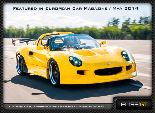 Lotus elise gt widebody roadster - featured in european car magazine