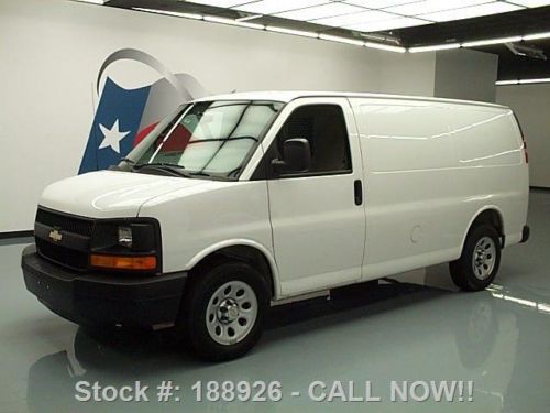 2012 chevrolet express 1500 cargo van partition a/c 11k texas direct auto