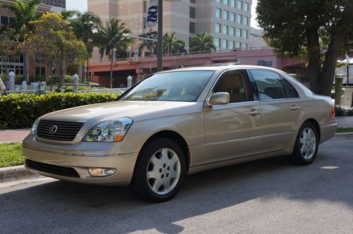 Ls 430 79k miles very luxurious power everything 1 owner florida car cln carfax