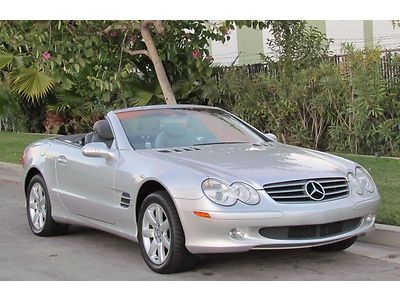 Mercedes-benz sl500 roadster/ navigation one owner pre-owned convertible clean