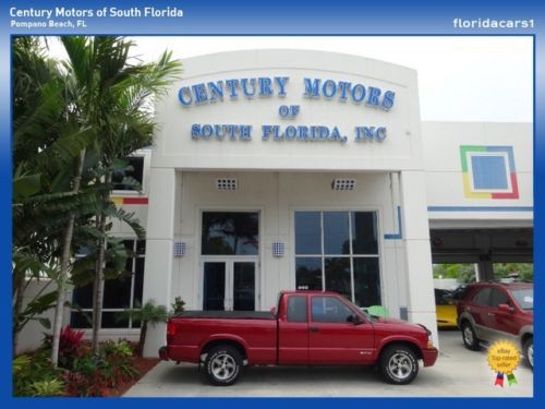 1998 chevy s-10 2 door ext cab 4.3l v6 auto low mileage 1 owner clean carfax