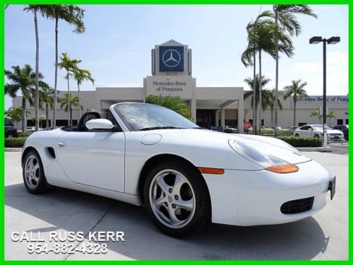 1999 porsche boxster 2.5l h6 24v manual convertible low miles