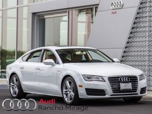 2012 audi a7 ibis white side assist premium plus sport package navigation camera